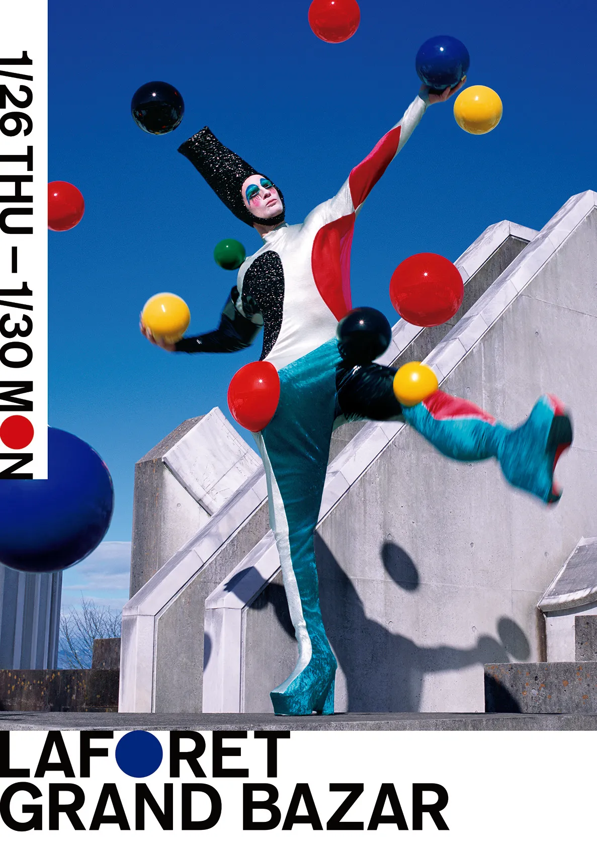 LAFORET GRAND BAZAR poster graphic