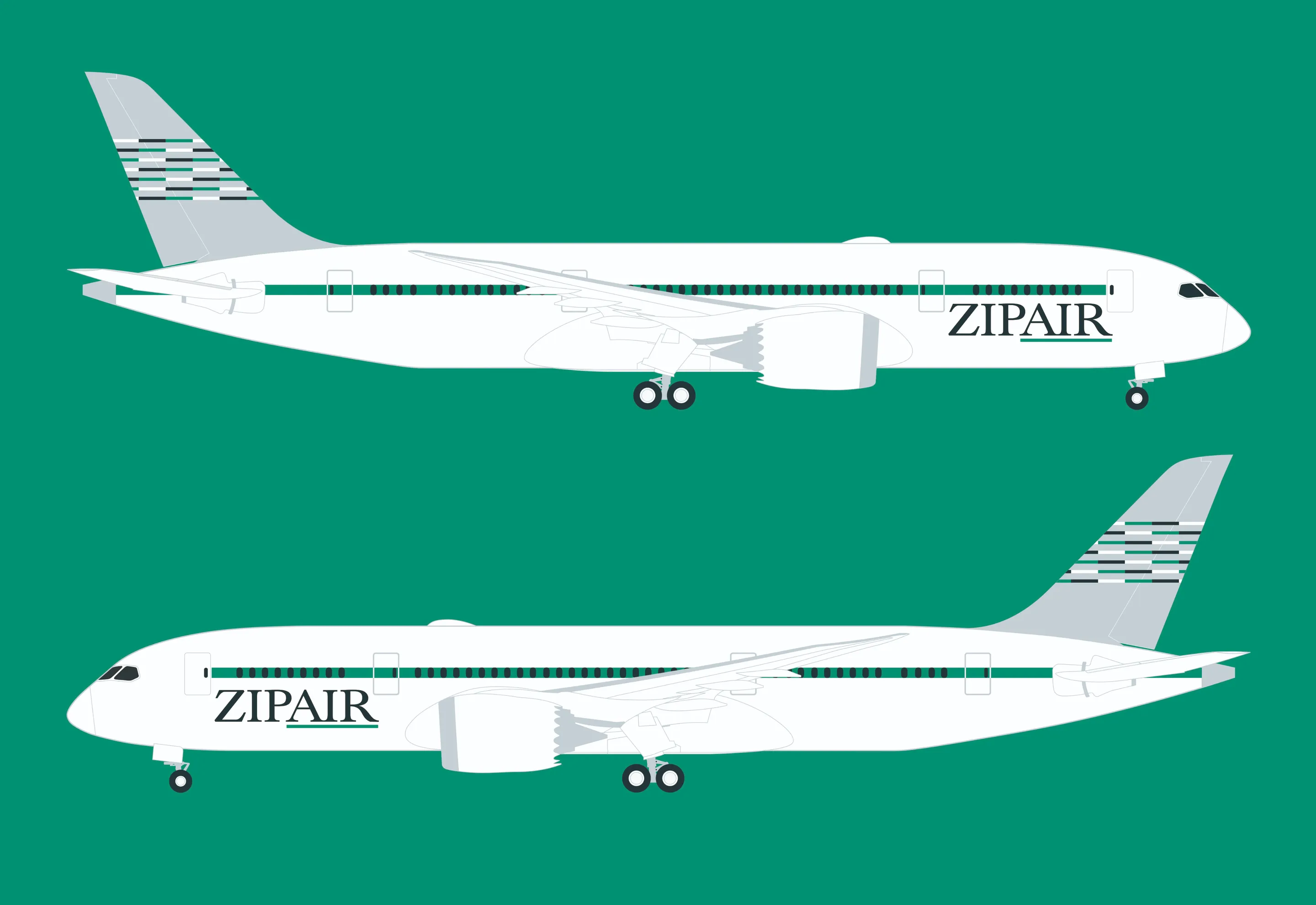 ZIPAIR aircraft design