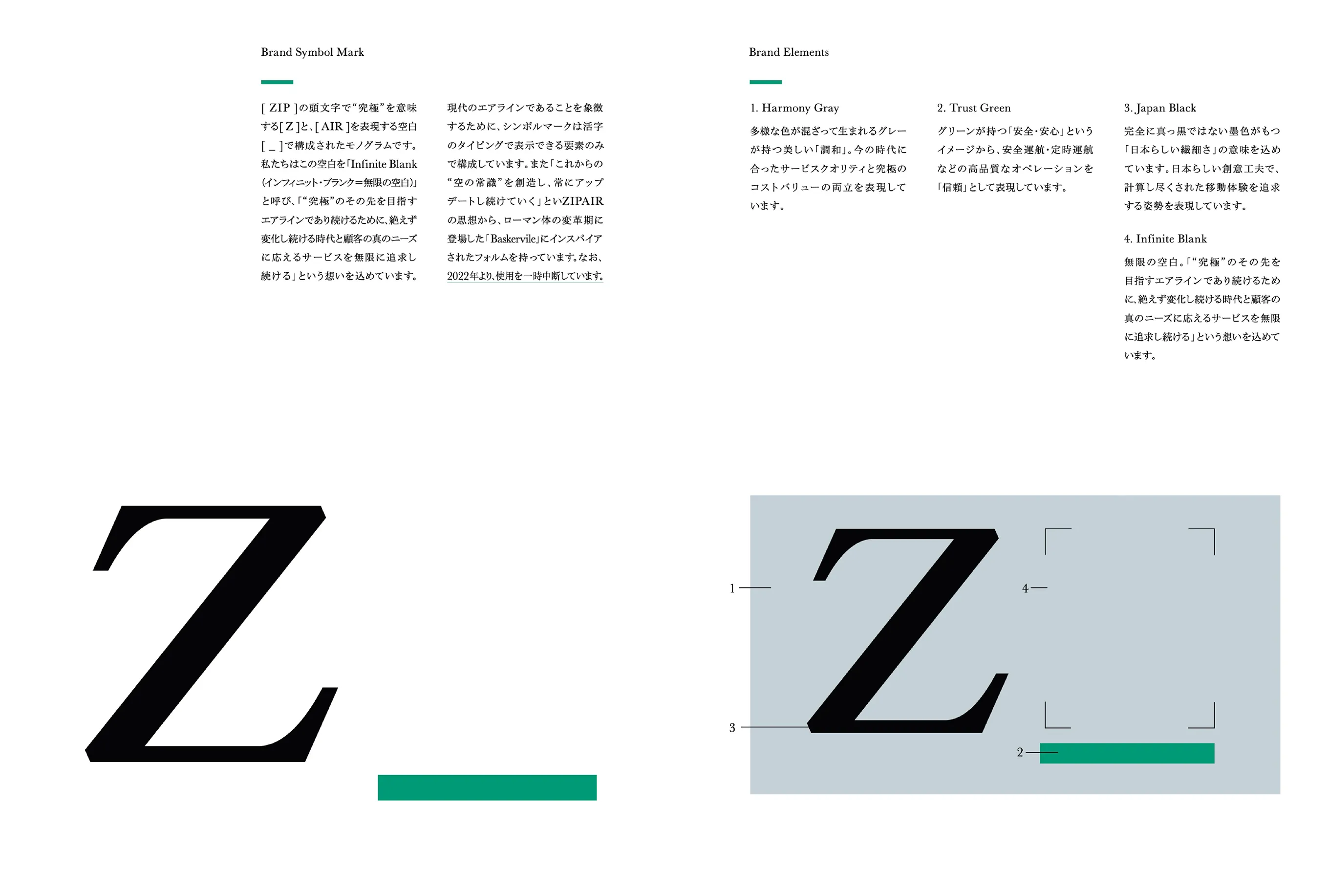 ZIPAIR brand identity items