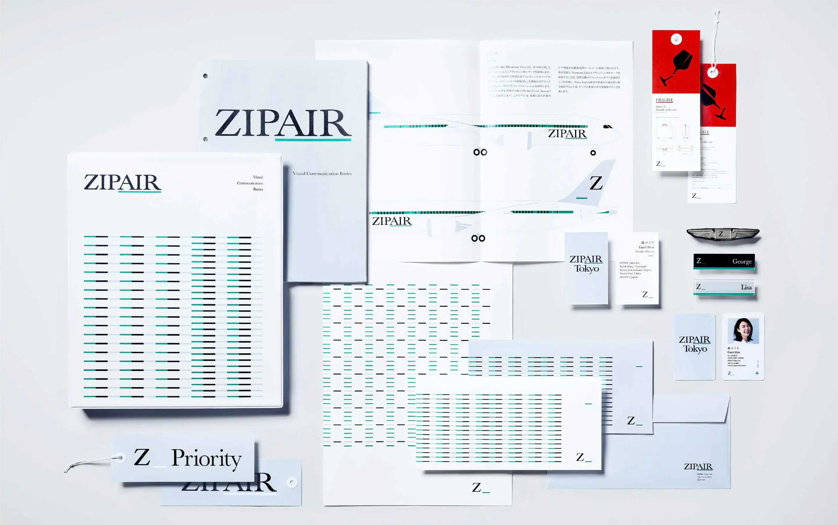 ZIPAIR brand identity overview